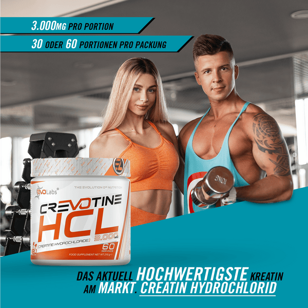 EVOLabs Crevotine HCL 3000mg 90caps - EVOLabs