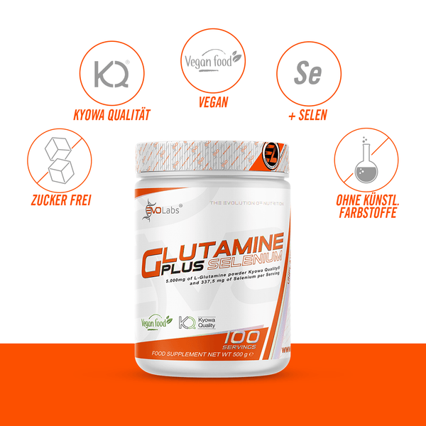 EVOLabs Glutamine + Selenium 500g - EVOLabs