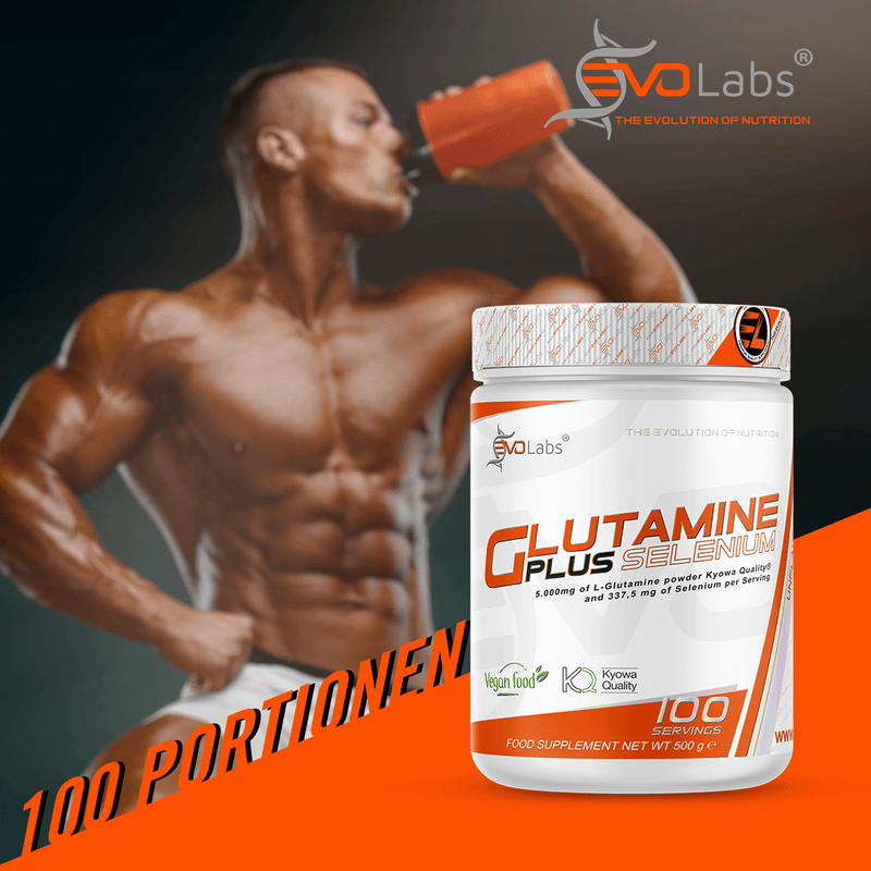 EVOLabs Glutamine + Selenium 500g - EVOLabs