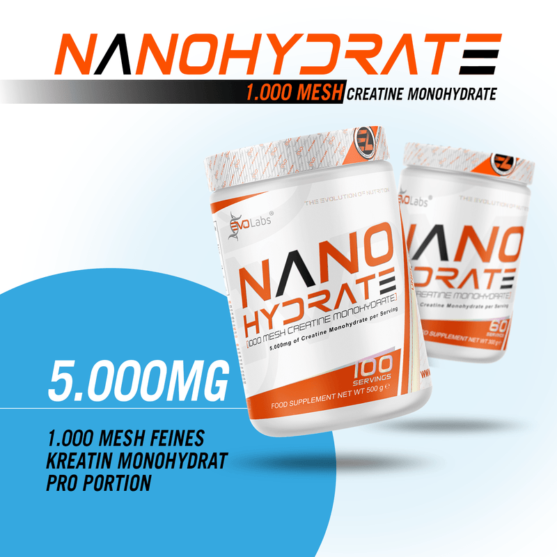 EVOLabs NANOHytrate Creatine (1000Mesh) 300g - EVOLabs
