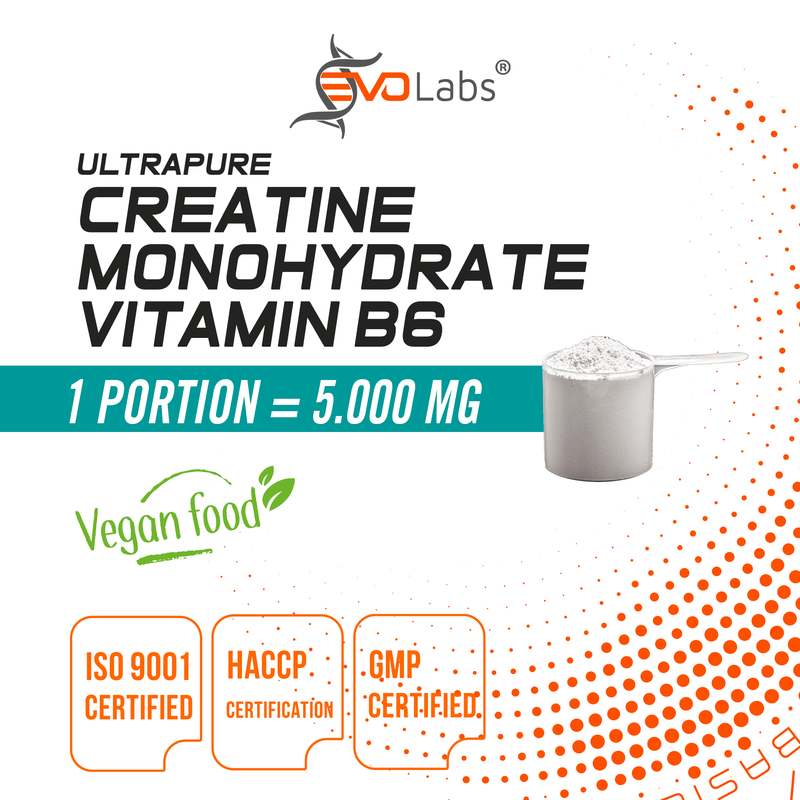 EVOLabs Ultrapure Creatine Monohydrate + B6 300g - EVOLabs