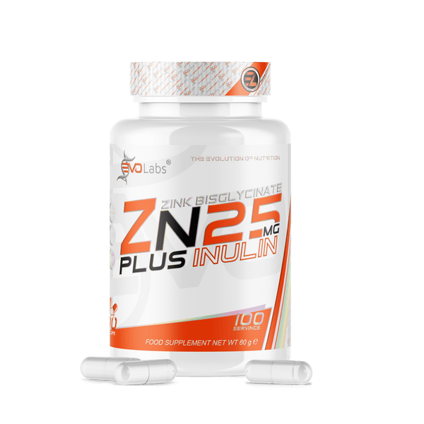 EVOLabs Zink Bisglycinate + Inulin 100caps - EVOLabs
