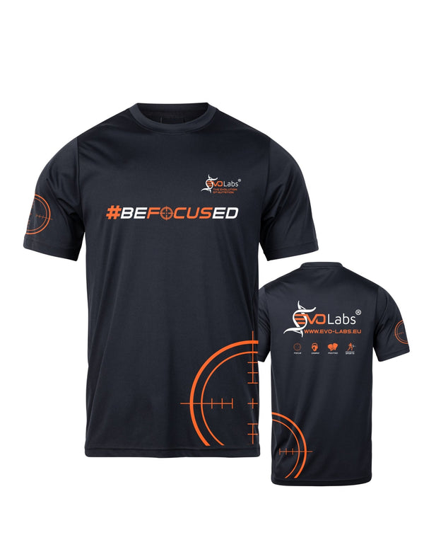 EVOLabs T-Shirt BEFOCUSED (Black) - EVOLabs